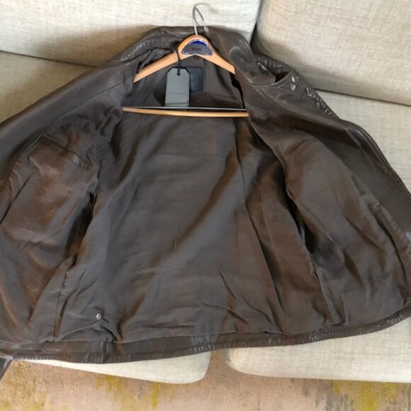 ALLSAINTS Men's YUKU leather biker jacket, Small - Picture 10 of 14